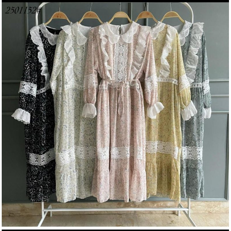 Long Tunik/Dress Renda BKK Vintage Bangkok Import 2501152 PREMIUM