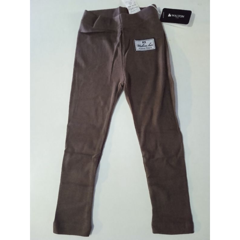 Walton Kids, Legging Anak Polos Warna Coklat