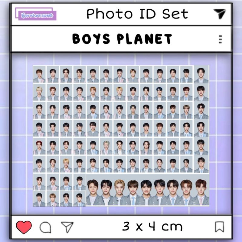 Photo ID Boys Planet / Photo ID ZB1 / Photo ID Zerobaseone / Photo Member ID Boys Planet / Photo Mem