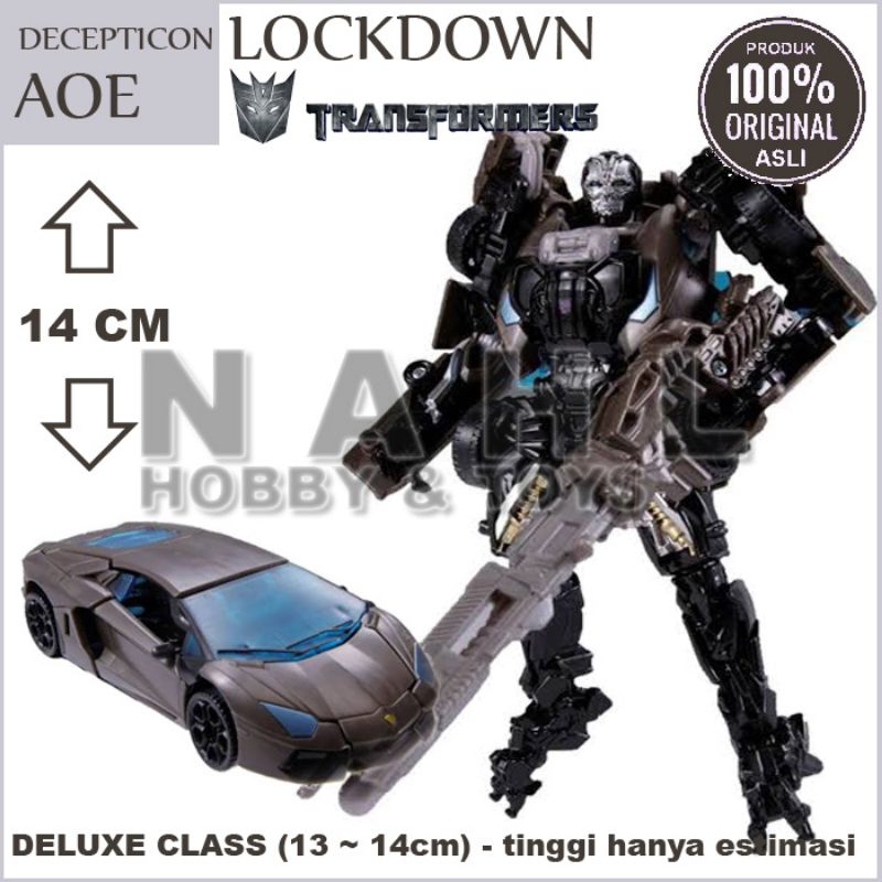 Robot Transformers Deluxe Class Lockdown AOE, Original TAKARA.