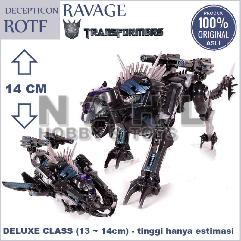 Robot Transformers ROTF Decepticon Ravage - Deluxe Class - Ori Hasbro