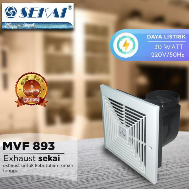 SEKAI EXHAUST FAN 8 INCH MVF 893