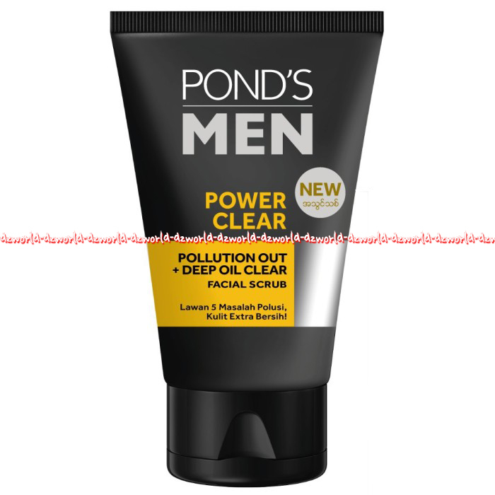 Pond's Men Oil Pollution Out 100ml Pembersih Muka Ponds Men bebas Kilap