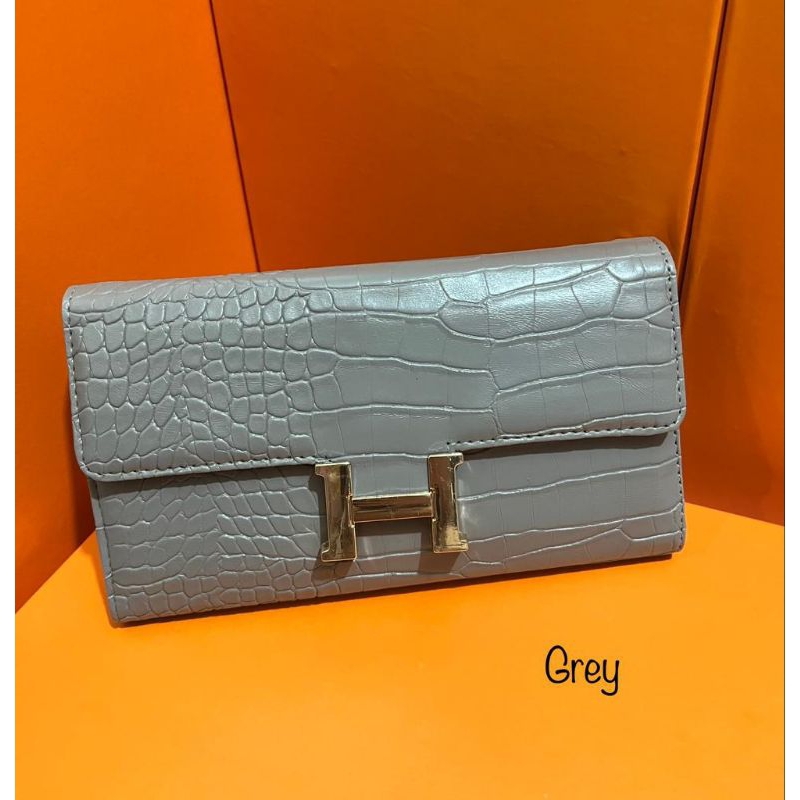 Dompet Fashion Model Tutup // Dompet Himalaya Bahan Croco Free Dustbag