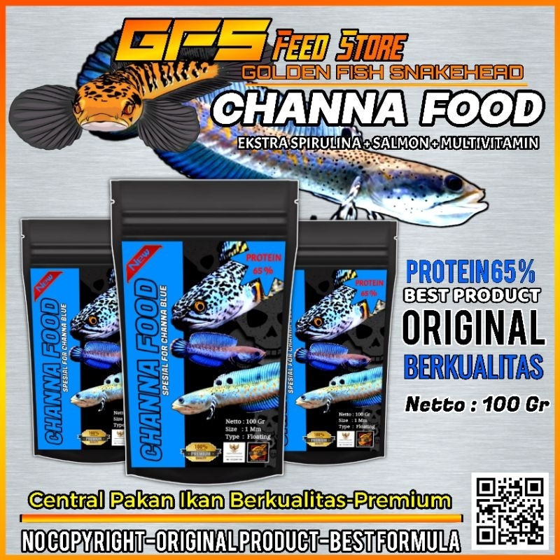 ChannaFood Blue Pakan Channa Blue Pigment Original