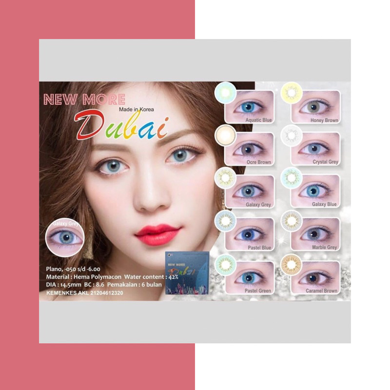 Softlens NEW MORE DUBAI 14,5 MM Normal / Soflen New More Dubai / New More Dubai