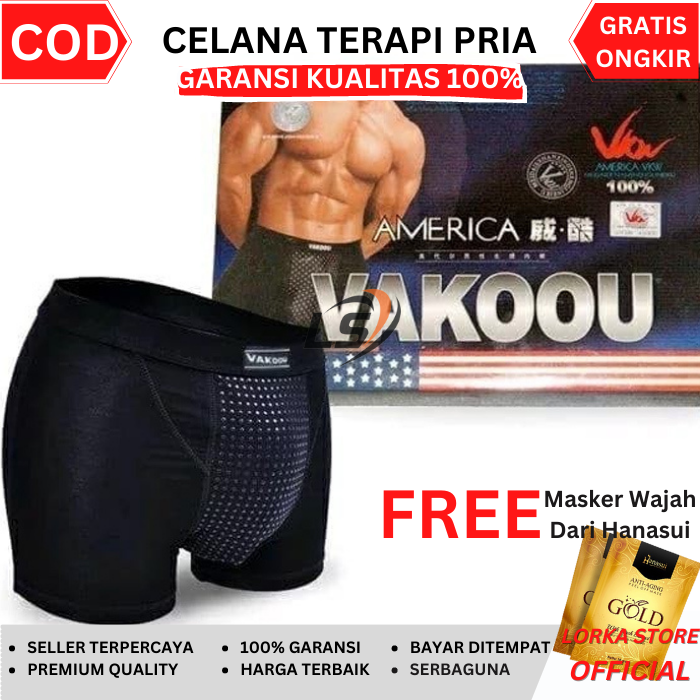 Celana Dalam Kesehatan Pria Dewasa Vakoou Kolor Magnetis Untuk Terapi Vitalitas Pria Anti Bakteri