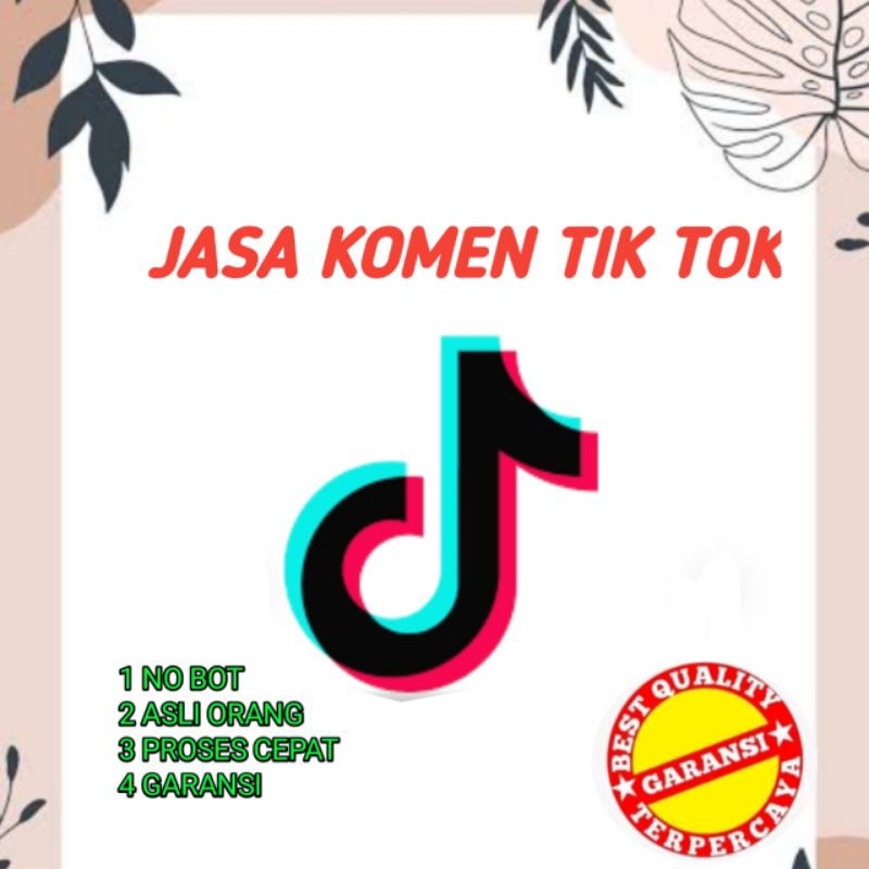 jasa komen tik tok/penambah follower tik tok/jasa berkualitas