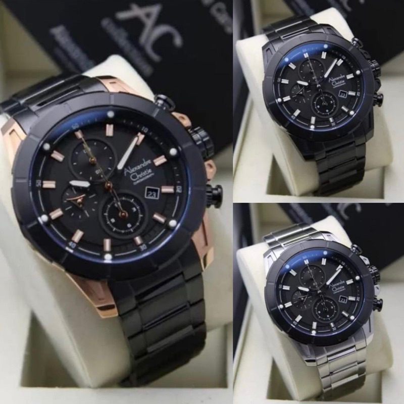 jam tangan pria alexander cristie ac6522 original