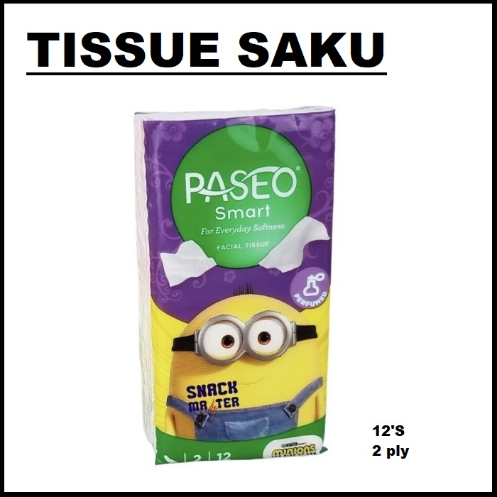 Pocket Tissue Travel 12's Tisu Saku Dompet