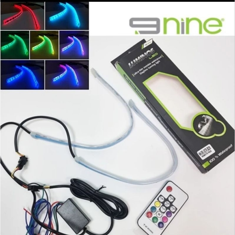 DRL ALIS RGB 9NINE / LAMPU ALIS REMOTE MURAH
