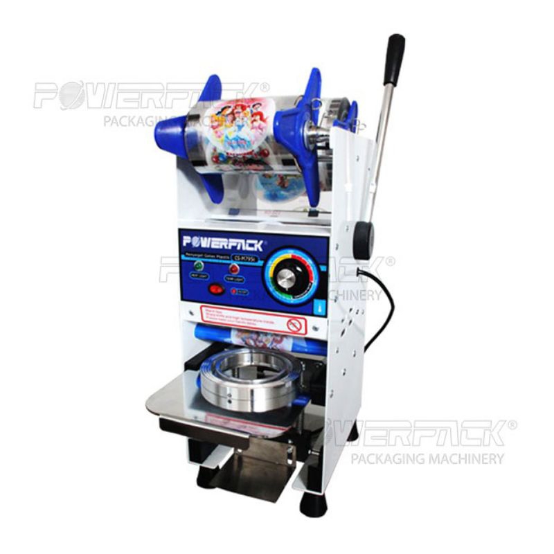 Mesin Press Gelas Cup Sealer Manual 22 oz Powerpack
