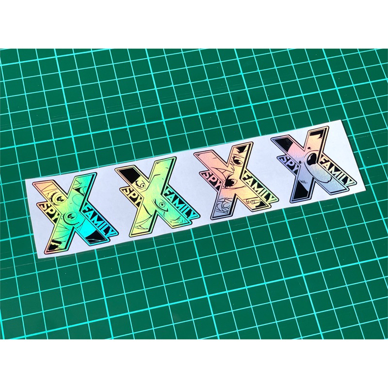 

Stiker Spy x Family Logo Hologram