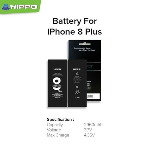 Hippo Baterai iPhone 8 PLus baterai hippo iPhone8 Plus Hippo