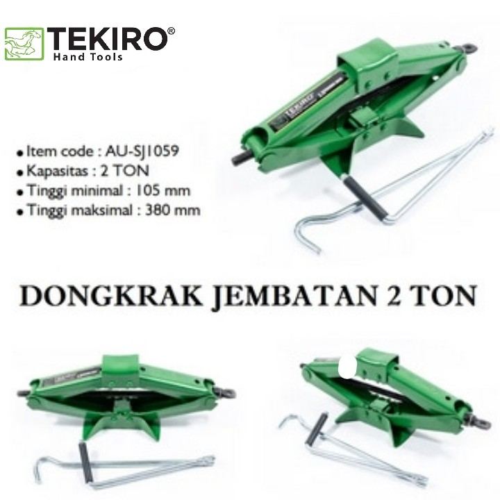 TEKIRO AU-SJ1059 DONGKRAK JEMBATAN 2 TON