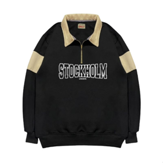 Sweater Rugby Pria Wanita Kombinasi Warna Terbaru