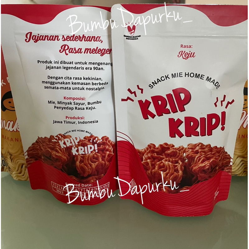 Snack Anak Emas Jajan Krip Krip Jadul 100gr