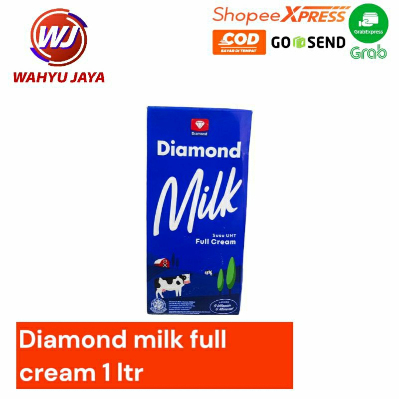 

Diamond UHT Full Cream 1lt /Susu UHT Diamond Full Cream (SELALU READY)