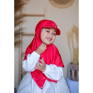 jilbab anak JILTOP MUTIARA 3-6 tahun jilbab topi olahraga hijab sport sporty jilbab TK hijab anak kerudung anak hijab instan anak hijab anak