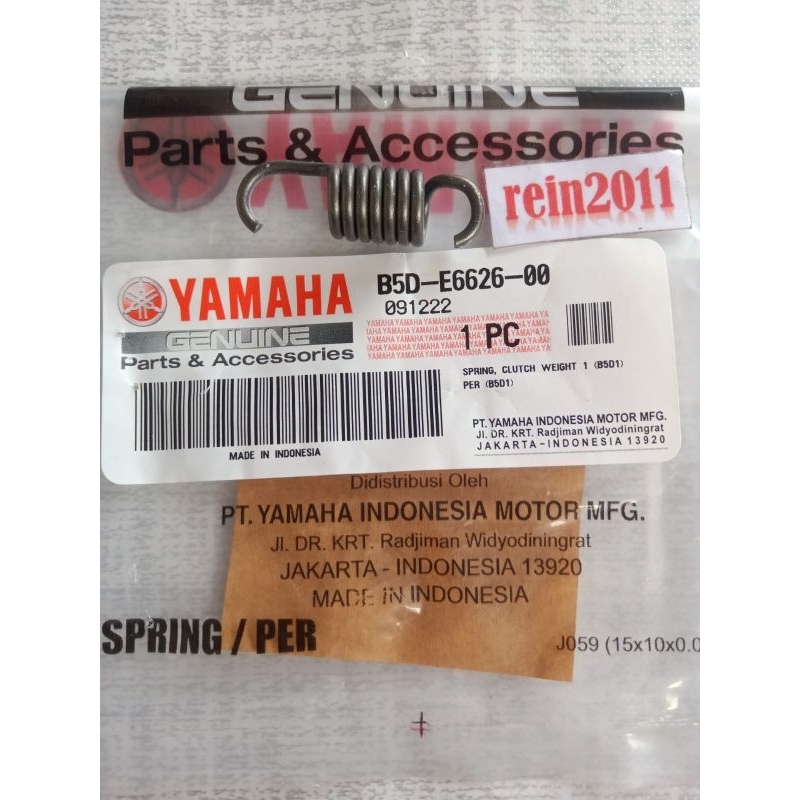 PER KAMPAS GANDA FREEGO FREE GO ASLI ORI YAMAHA B5D E6626 00