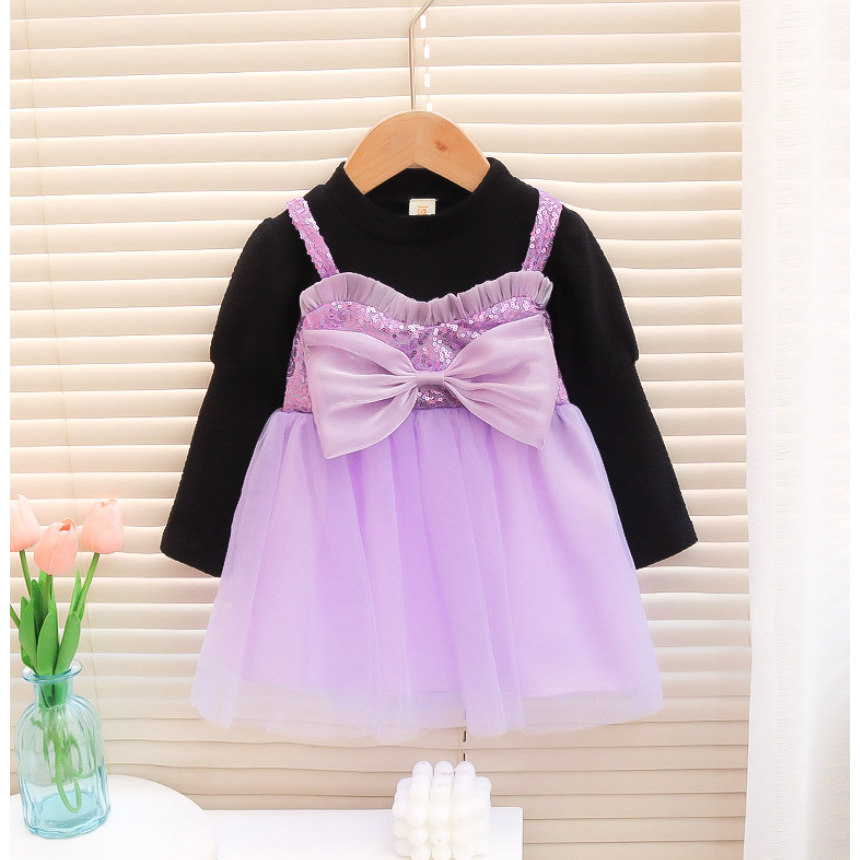 babyfit PRETTY MAGIC baju dress anak perempuan lengan panjang beby girl ha-0520