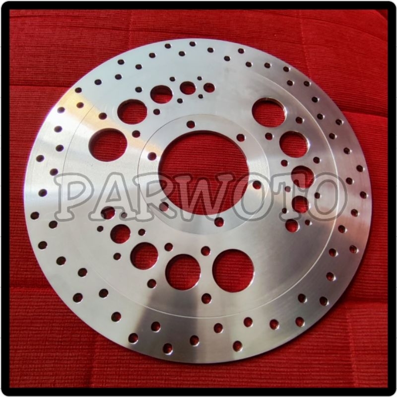 Piringan Cakram Depan Stenlis Stainless Disk Disc Lebar Custom Model Kumis Yamaha Scorpio