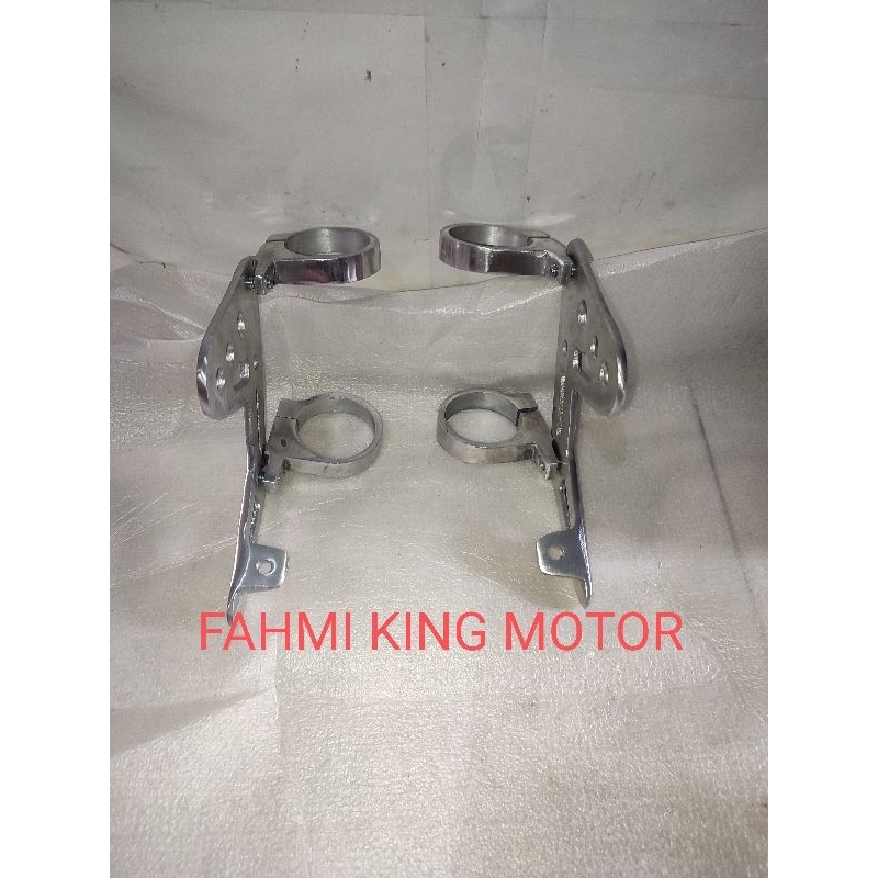 BREKET HEADLAMP LAMPU DEPAN MODEL BP PRO AS 41 MM FOR YAMAHA BYSON PNP RX KING YANG UDAH PAKE SHOCK 