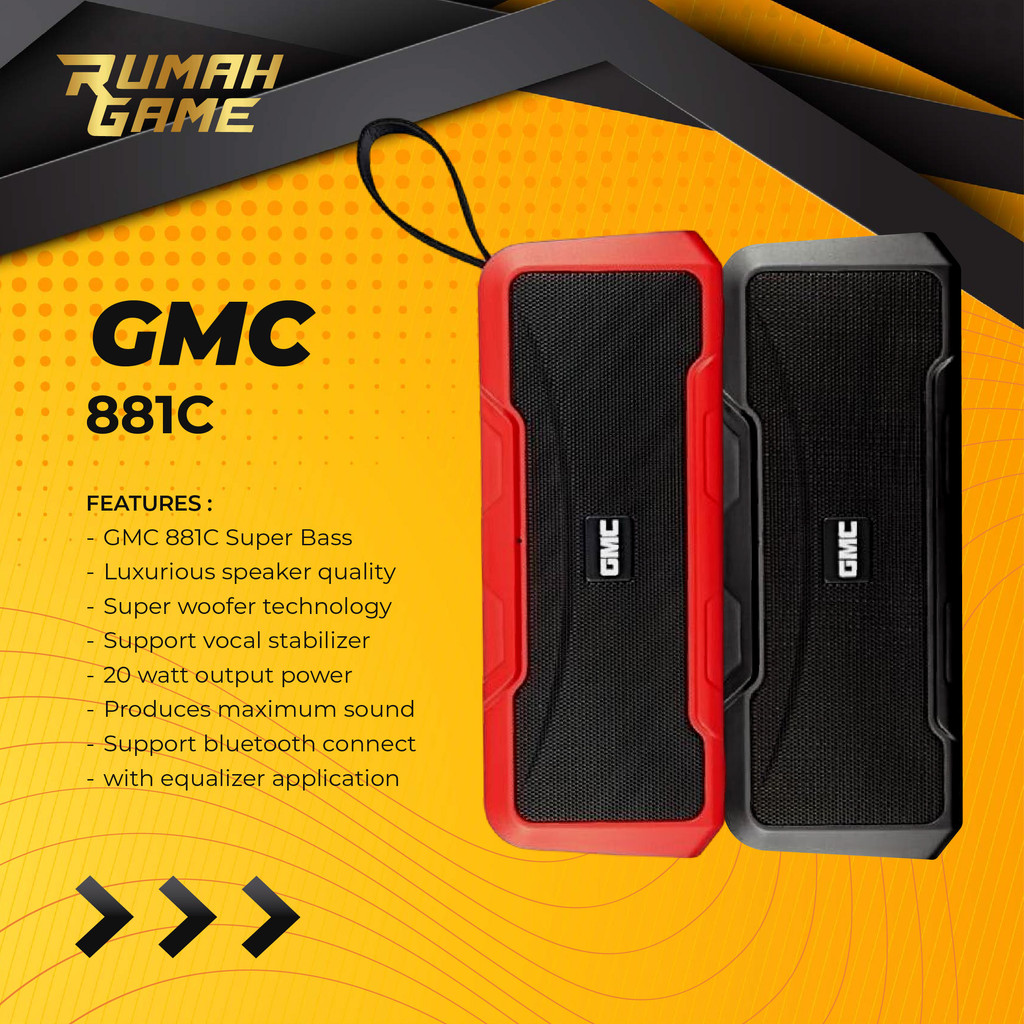 speaker Bluetooth GMC 881c-Portable Bluetooth Speaker