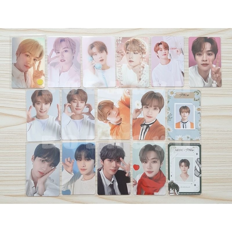SKZ STRAY KIDS LEE KNOW LINO NACIFIC ROUND 3 R3 PINK PHOTOCARD PC OFFICIAL