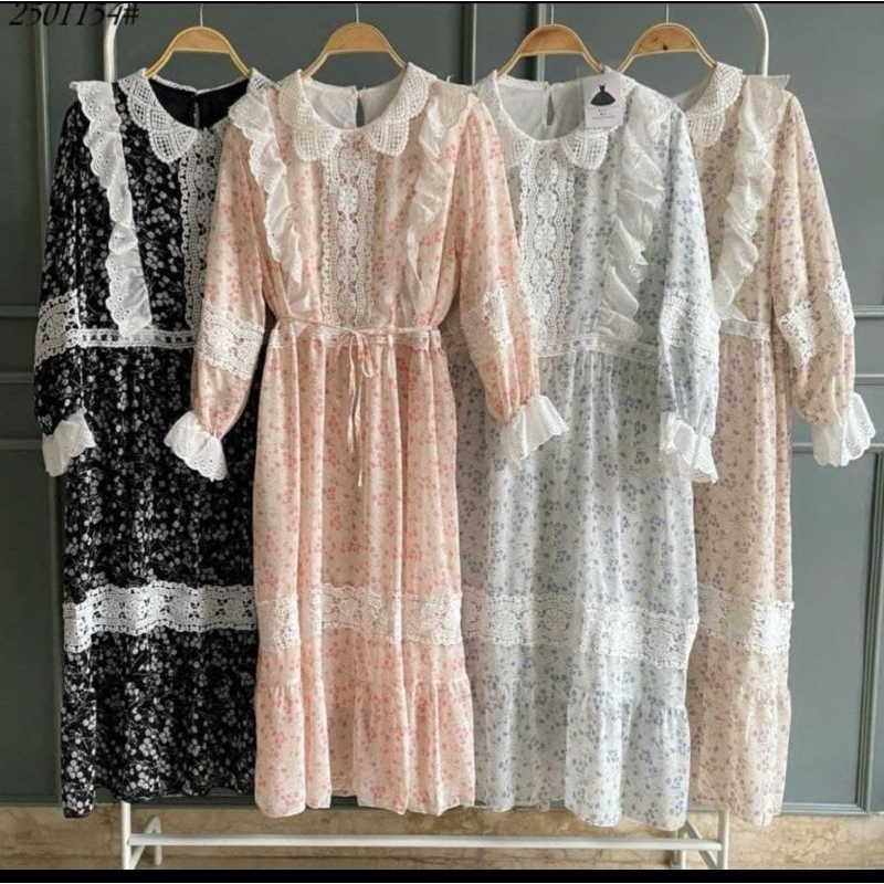 Long Tunik/Dress Renda BKK Vintage Bangkok Import 2501154 PREMIUM