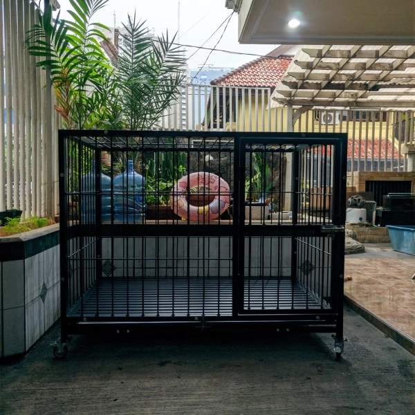 BAYAR DITEMPAT kandang anjing besar 1,5M knockdown/Kandang anjing 1,5M BOOM SALE Kode 243