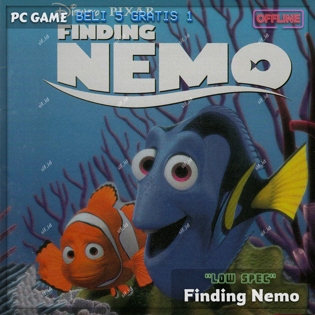 Finding Nemo - PC Game - DVD Game PC