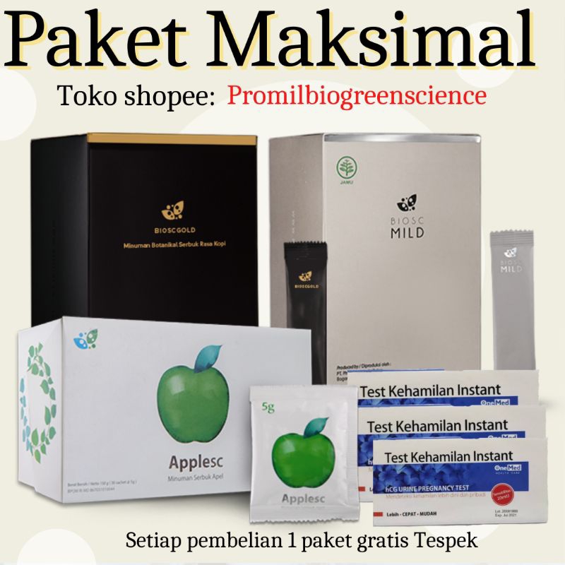 Biogreen Biogold Bio Sc Gold BioSc Gold BioMild BioSc mild Apple stemcell 5 Gram Apple Stemcell ASLI