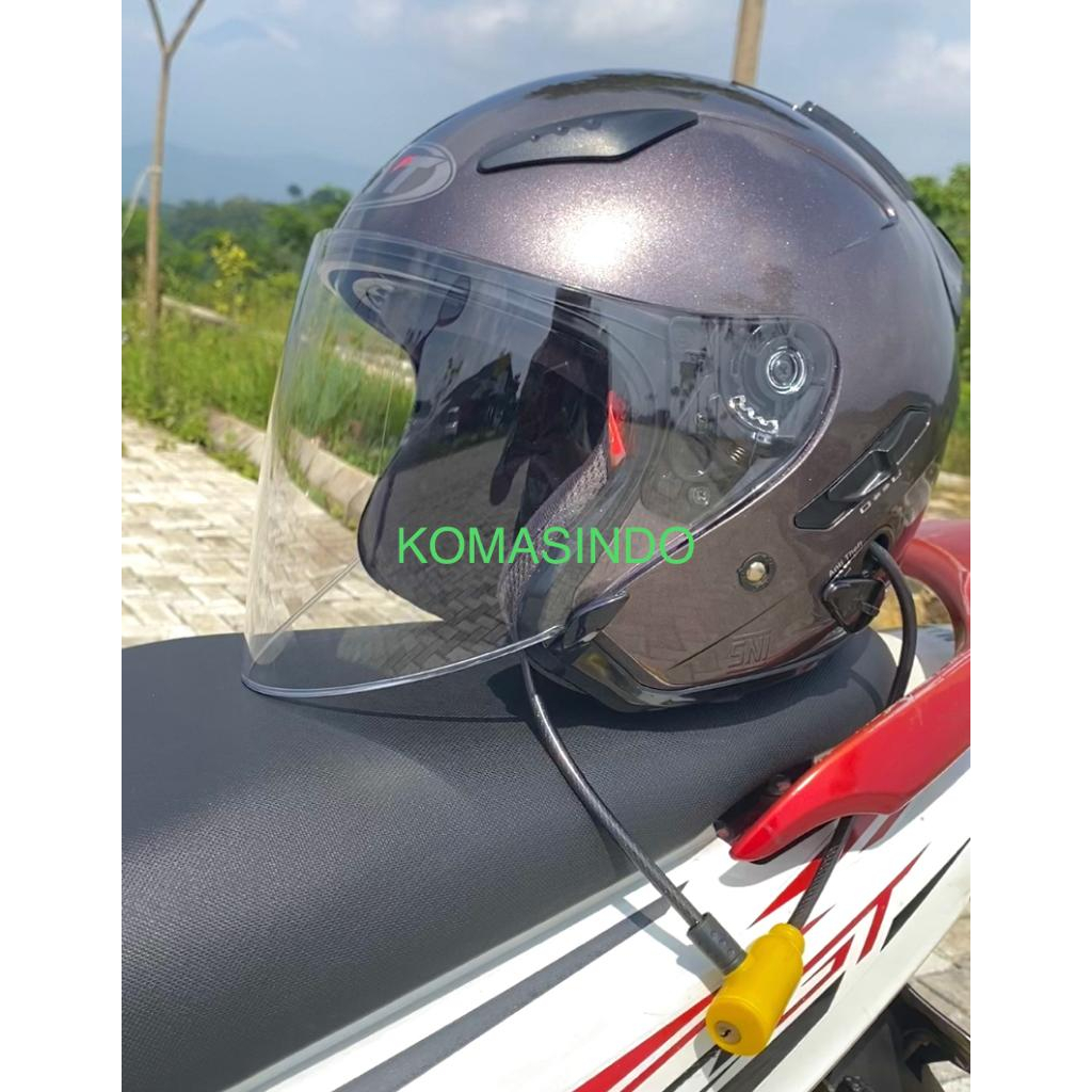 Kunci pemngaman helm motor gembok helm sepeda gembok pengaman