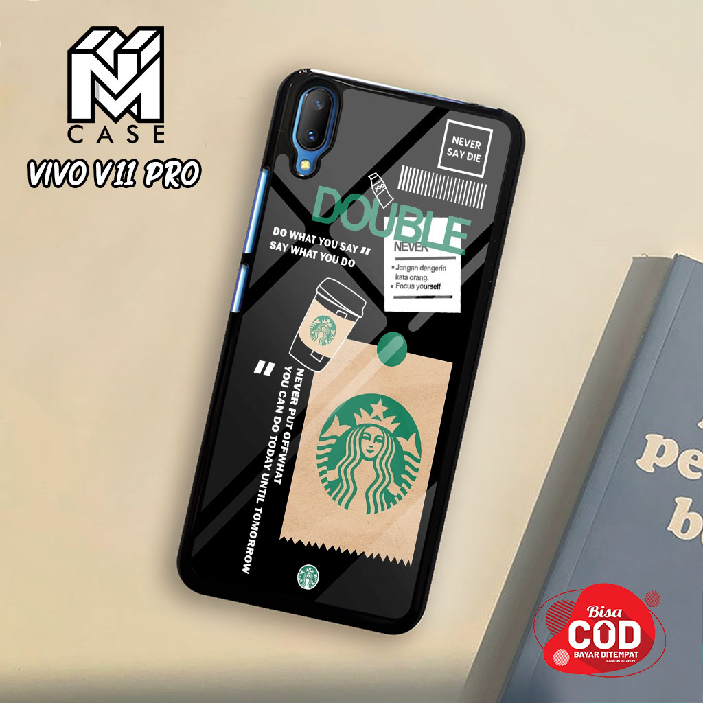 NM Case - Case Hp Vivo V11 Pro Terbaru - 20 - Fashion Case Starbucks Casing Hp Case Murah Softcase H