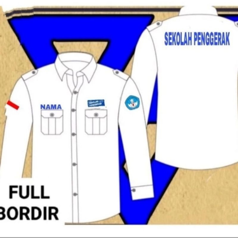 Kemeja Sekolah Penggerak Seragam Sekolah Penggerak baju sekolah penggerak pdh sekolah Penggerak pdl 