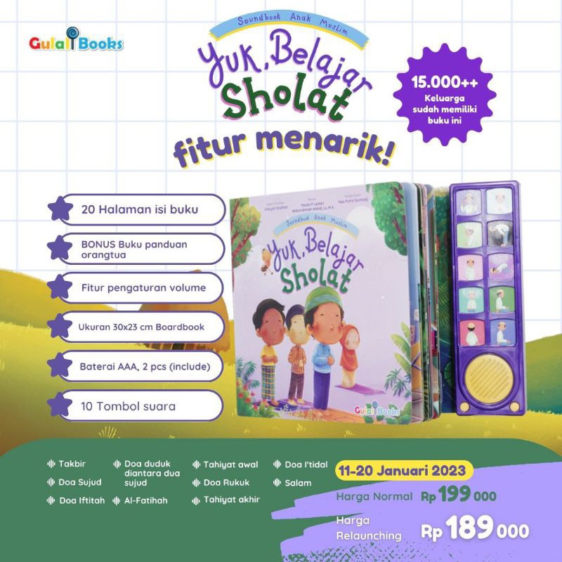Soundbook Yuk Belajar Sholat Gulalibooks