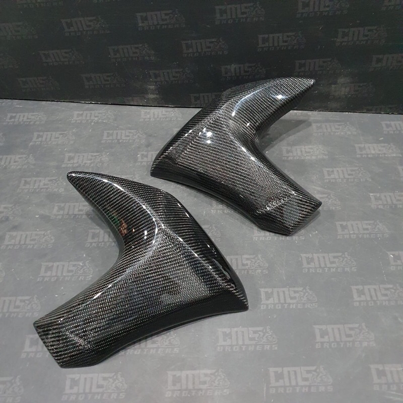 Airscoop Air Scoop Body Protector Part Original Kawasaki ER6 ER 6 Carbon Kevlar