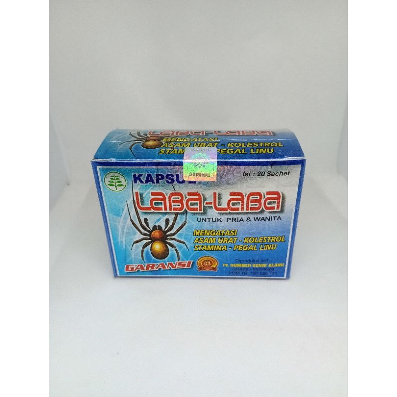 Laba laba kapsul asam urat original berkhasiat super
