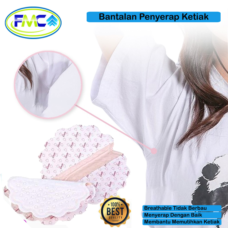 Bantalan Ketiak Menyerap Keringat Ped Pembalut Ketek Armpit Anti Basah Underarm Pads Sekali Pakai