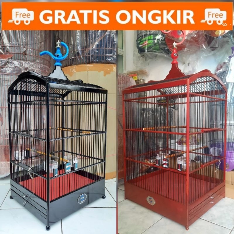 SANGKAR KOTAK EBOD JAYA HITAM/COKLAT NO 1 DAN NO 2 TERSEDIA//AKSESORIS.