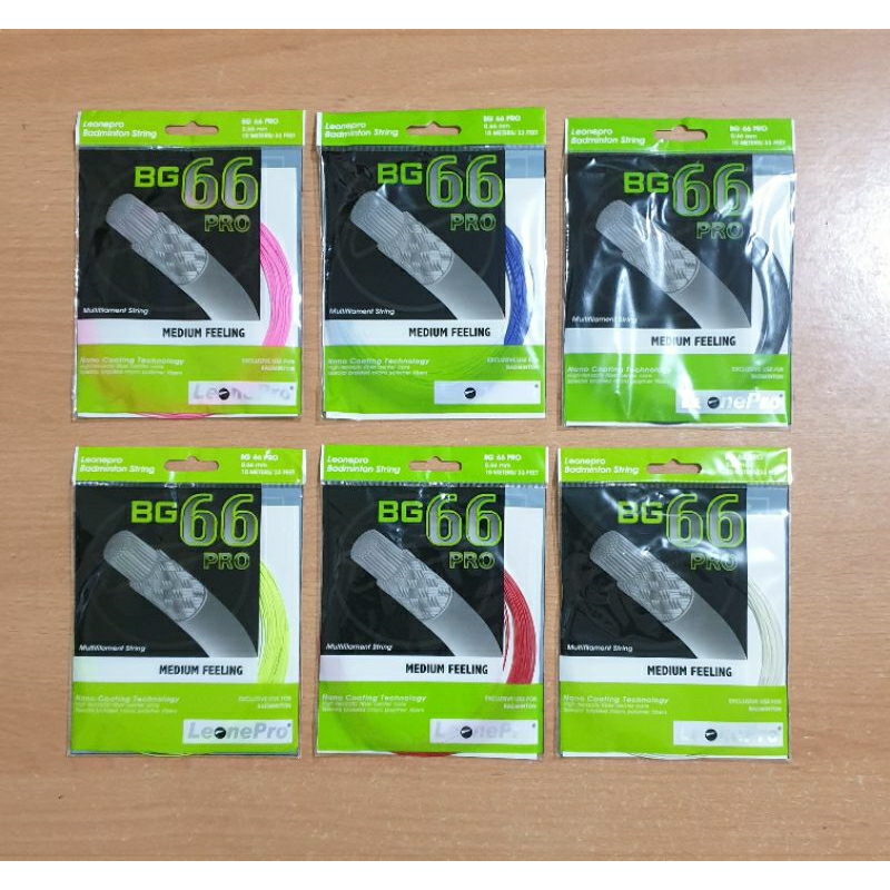 SENAR LEONEPRO BG 66 ORIGINAL. SENAR BADMINTON