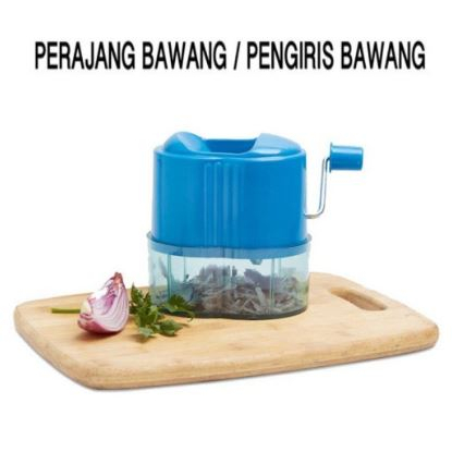 Blender Alat Perajang Iris Bawang Manual / Perajang Bawang Giling Bumbu Dapur / Penghalus Bawang Merah Putih / Onion Slicer Praktis [MF]