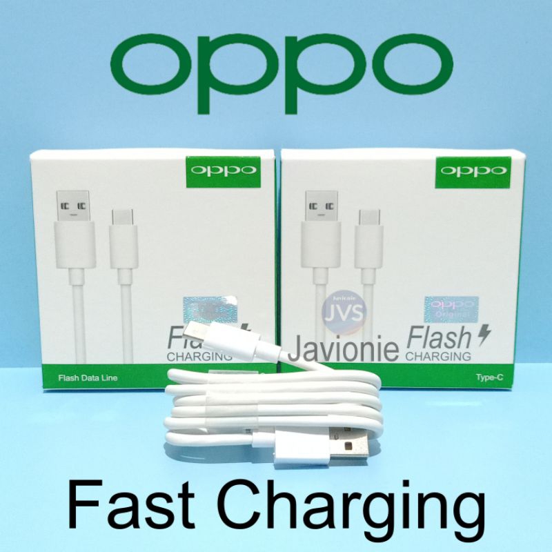 Kabel Data Charger OPPO A16 A33 A91 A92 A95 A96 Reno 7Z 5G 2A Original TYPE C Fast Charging