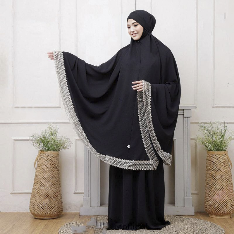 Mukena Dewasa Renda Jumbo 3in1 Katun Micro Premium Lesty