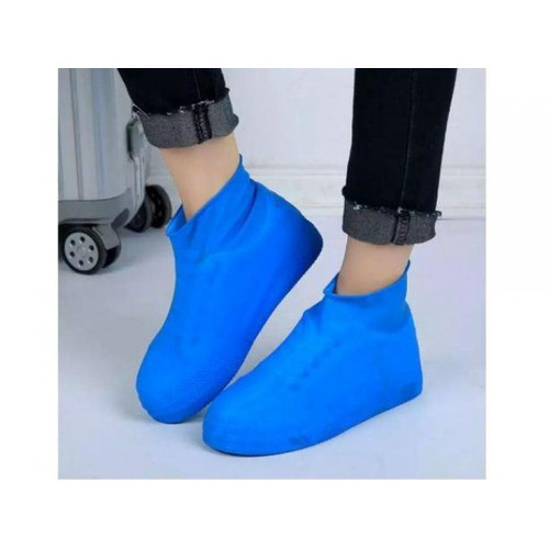 Cover Shoes Sarung Sepatu Jas Pelapis Sepatu Karet Silikon Silicon Anti Air Hujan 100% Waterproof Tinggi diatas mata kaki Karet