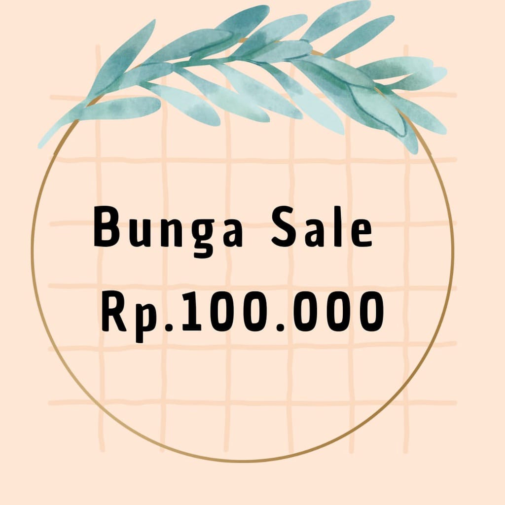 PAKET BUNGA SALE 100RB