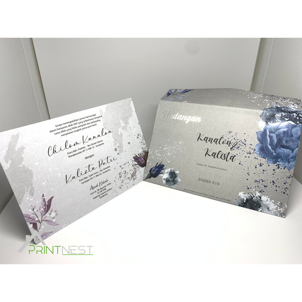 Undangan Pernikahan Amplop Tebal Cepat Murah Unik Simpel Elegan Mewah Aesthetic Minimalis Wedding In