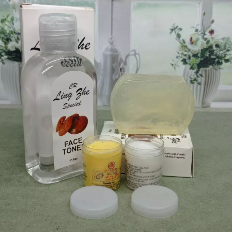 Paket Cream Ling Zhe 5in1 Special Whitening