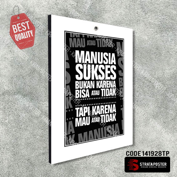 Hiasan dinding minimalis Poster motivasi Dekorasi ruang kerja